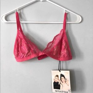 MINKPINK Coral Lace Bralette